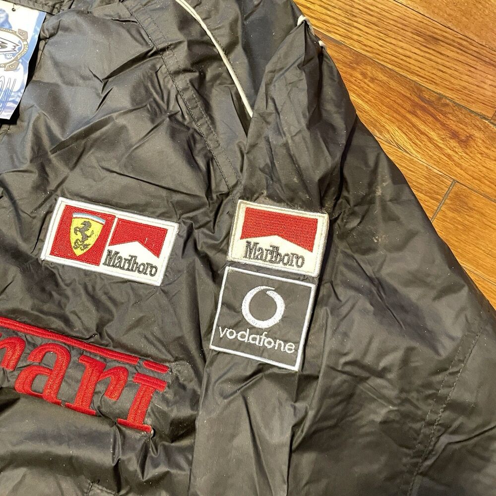 NWT Ferrari Michael Schumacher F1 Racing Jacket Black XL 8-Dragon LTD Retro - Picture 10 of 11